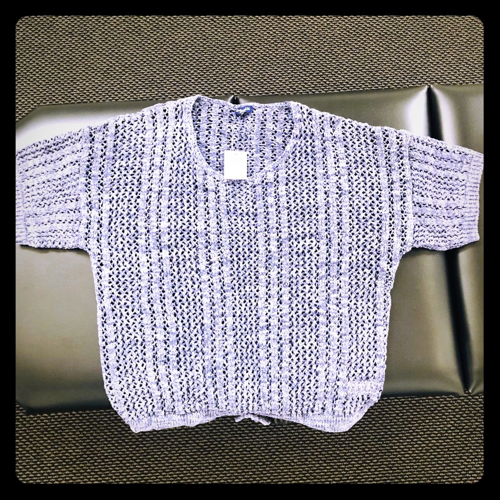 Splendid crochet knit top NWT